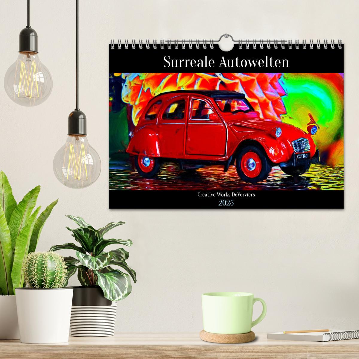 Bild: 9783435019878 | Surreale Autowelten (Wandkalender 2025 DIN A4 quer), CALVENDO...