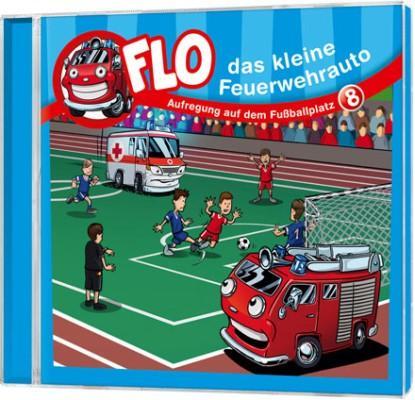 Cover: 4029856406183 | Aufregung auf dem Fuáballplatz | Flo-das kleine Feuerwehrauto | CD