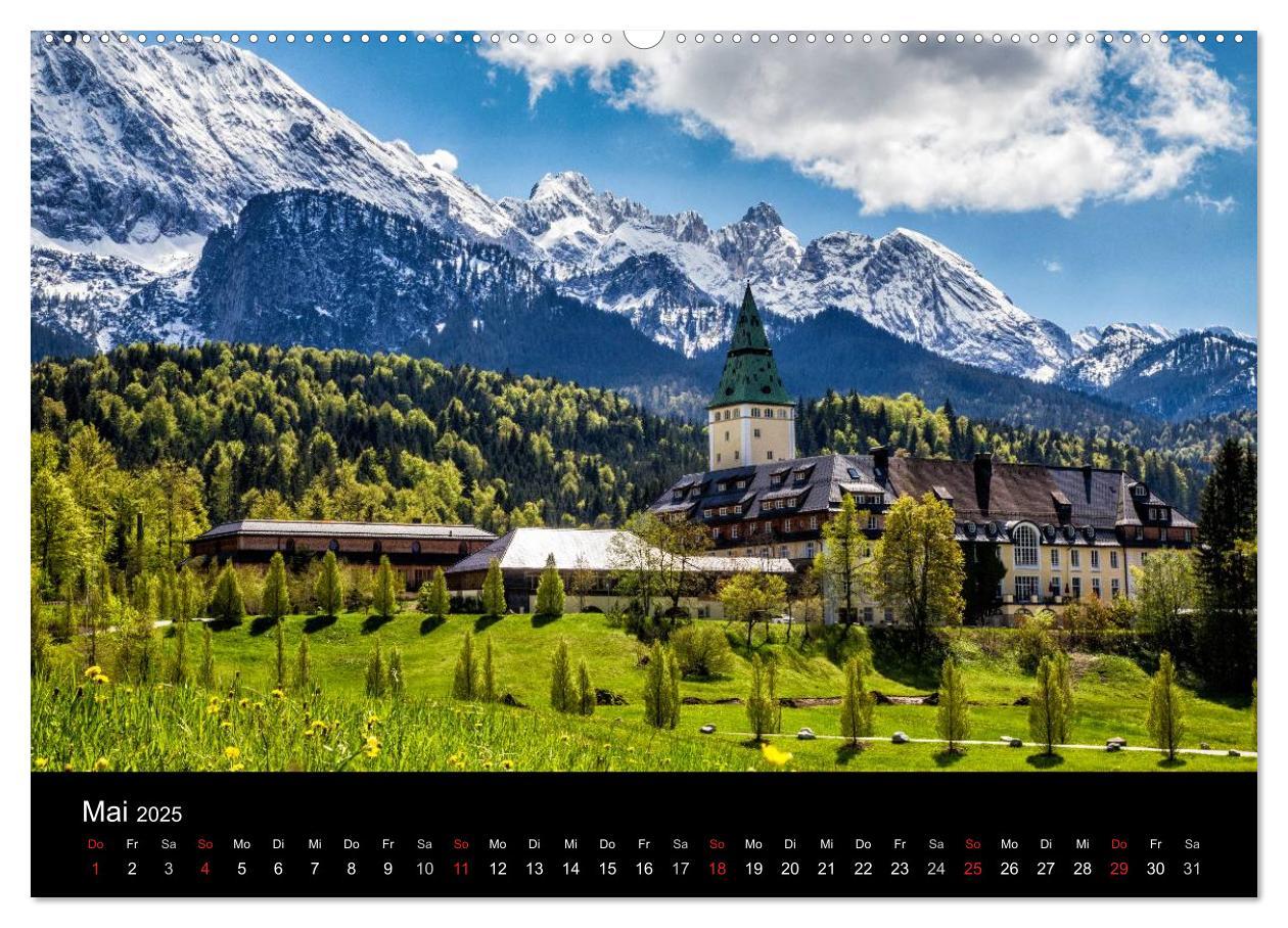 Bild: 9783435611522 | Bergblicke - Elmau (Wandkalender 2025 DIN A2 quer), CALVENDO...