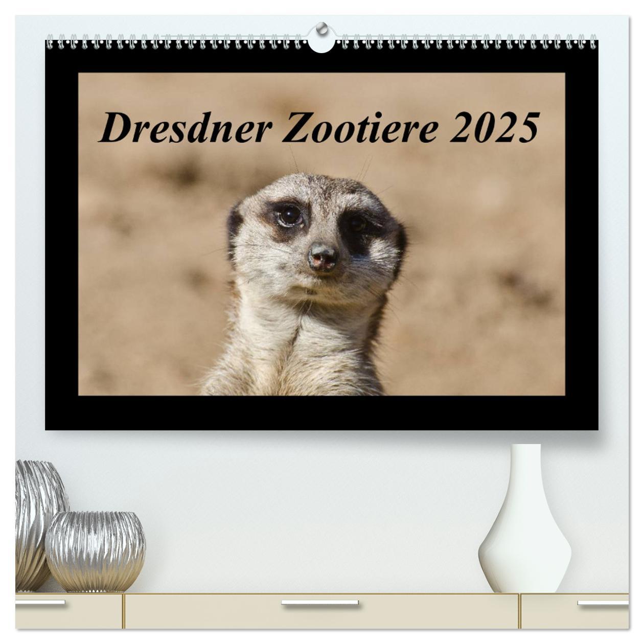 Cover: 9783435662364 | Dresdner Zootiere 2025 (hochwertiger Premium Wandkalender 2025 DIN...