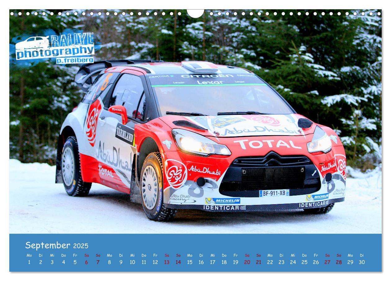 Bild: 9783435343393 | WRC Schweden White Open 2025 (Wandkalender 2025 DIN A3 quer),...