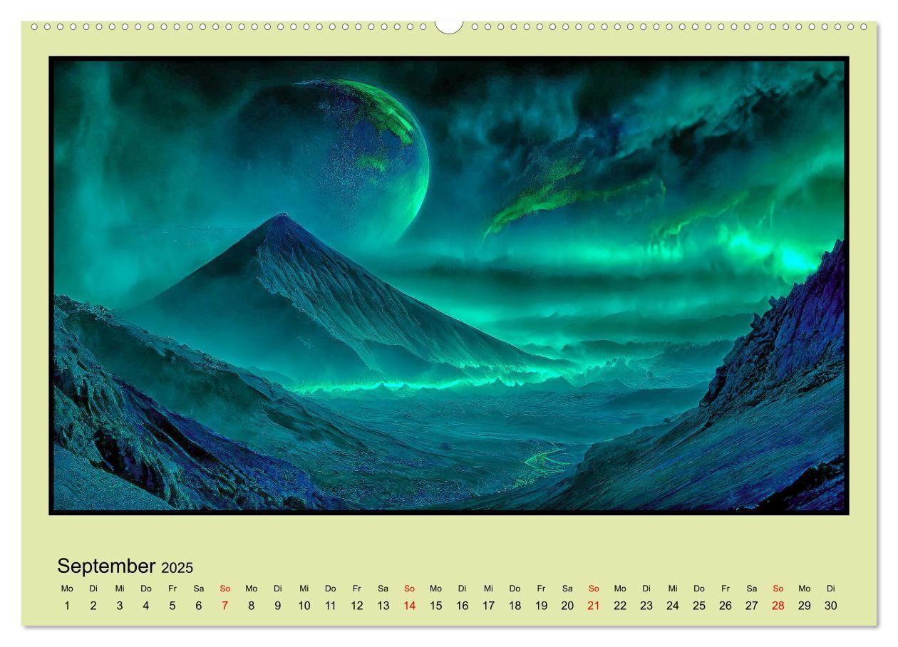 Bild: 9783435647354 | Der Zauber fremder Welten (Wandkalender 2025 DIN A2 quer), CALVENDO...