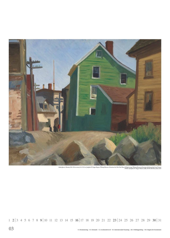 Bild: 4250809653259 | DUMONT - Edward Hopper 2025 Wandkalender, 50x70cm, Posterkalender...