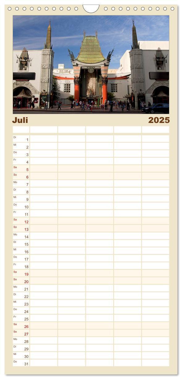 Bild: 9783457126622 | Familienplaner 2025 - Kalifornien USA mit 5 Spalten (Wandkalender,...