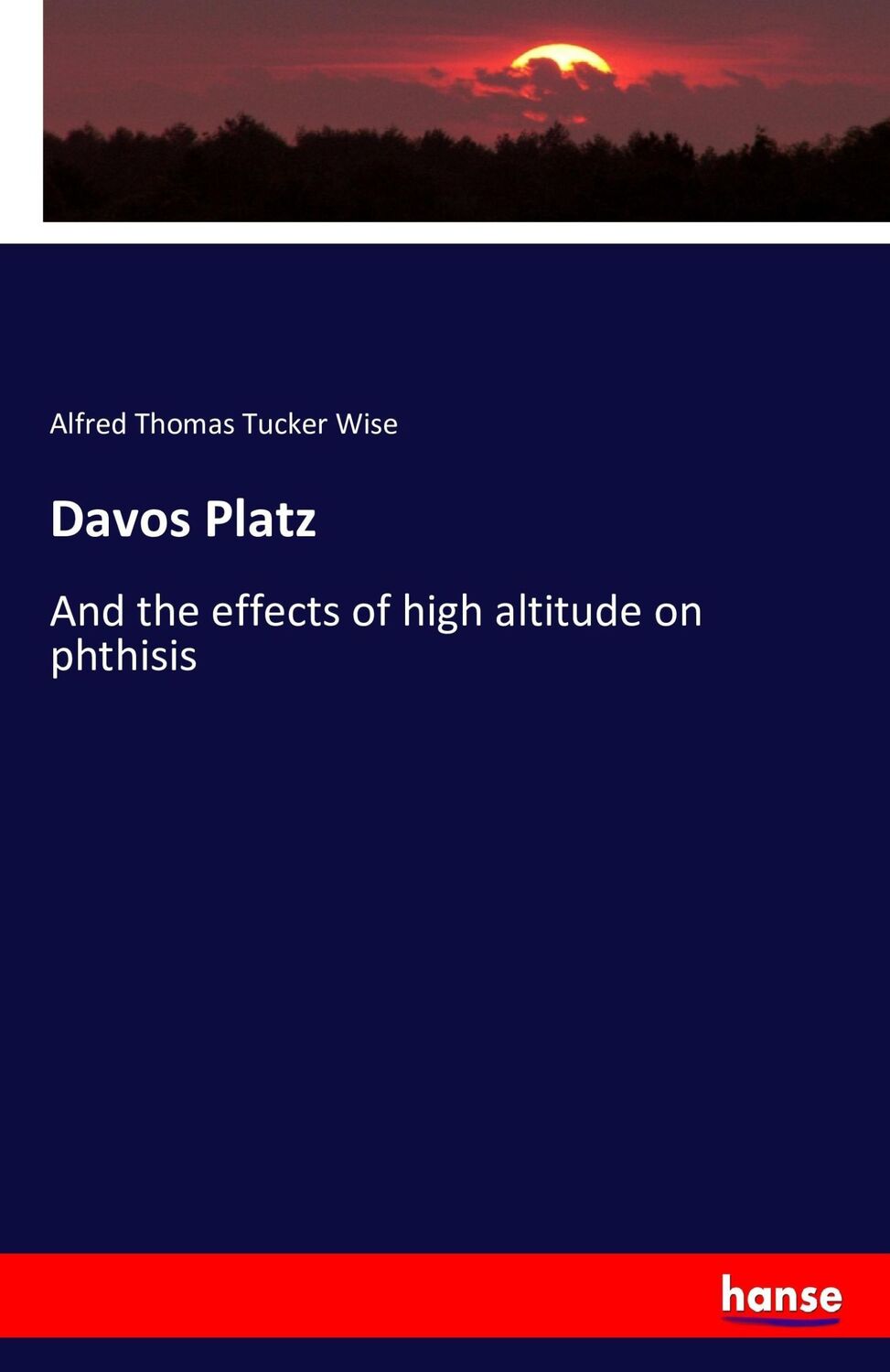 Cover: 9783742892119 | Davos Platz | And the effects of high altitude on phthisis | Wise