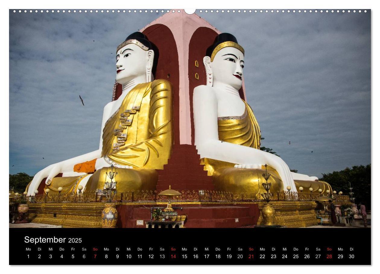 Bild: 9783435746644 | Myanmar 2025 (Wandkalender 2025 DIN A2 quer), CALVENDO Monatskalender