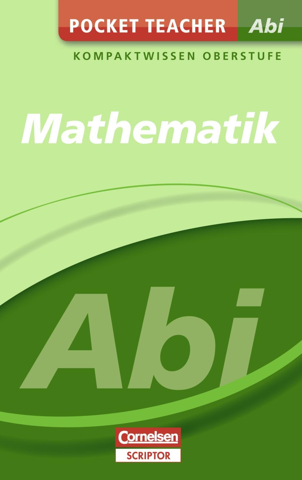 Cover: 9783411871681 | Pocket Teacher Abi Mathematik | Kompaktwissen Oberstufe | Taschenbuch