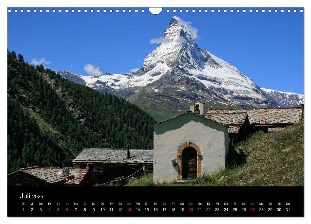 Bild: 9783435674671 | Zauber der Berge Zermatt und das Matterhorn (Wandkalender 2025 DIN...