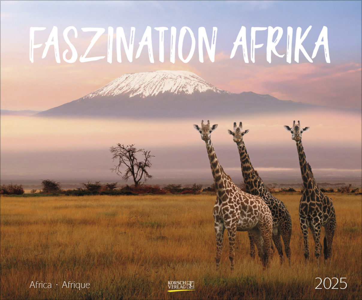 Cover: 9783731879244 | Faszination Afrika 2025 | Korsch Verlag | Kalender | Spiralbindung