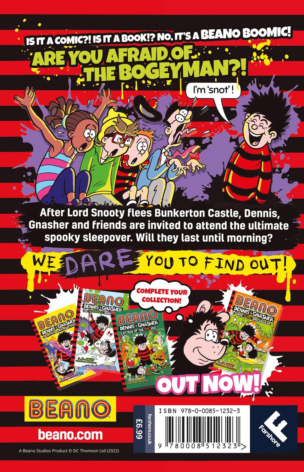 Rückseite: 9780008512323 | Beano Dennis &amp; Gnasher: The Bogeyman of Bunkerton Castle | Taschenbuch