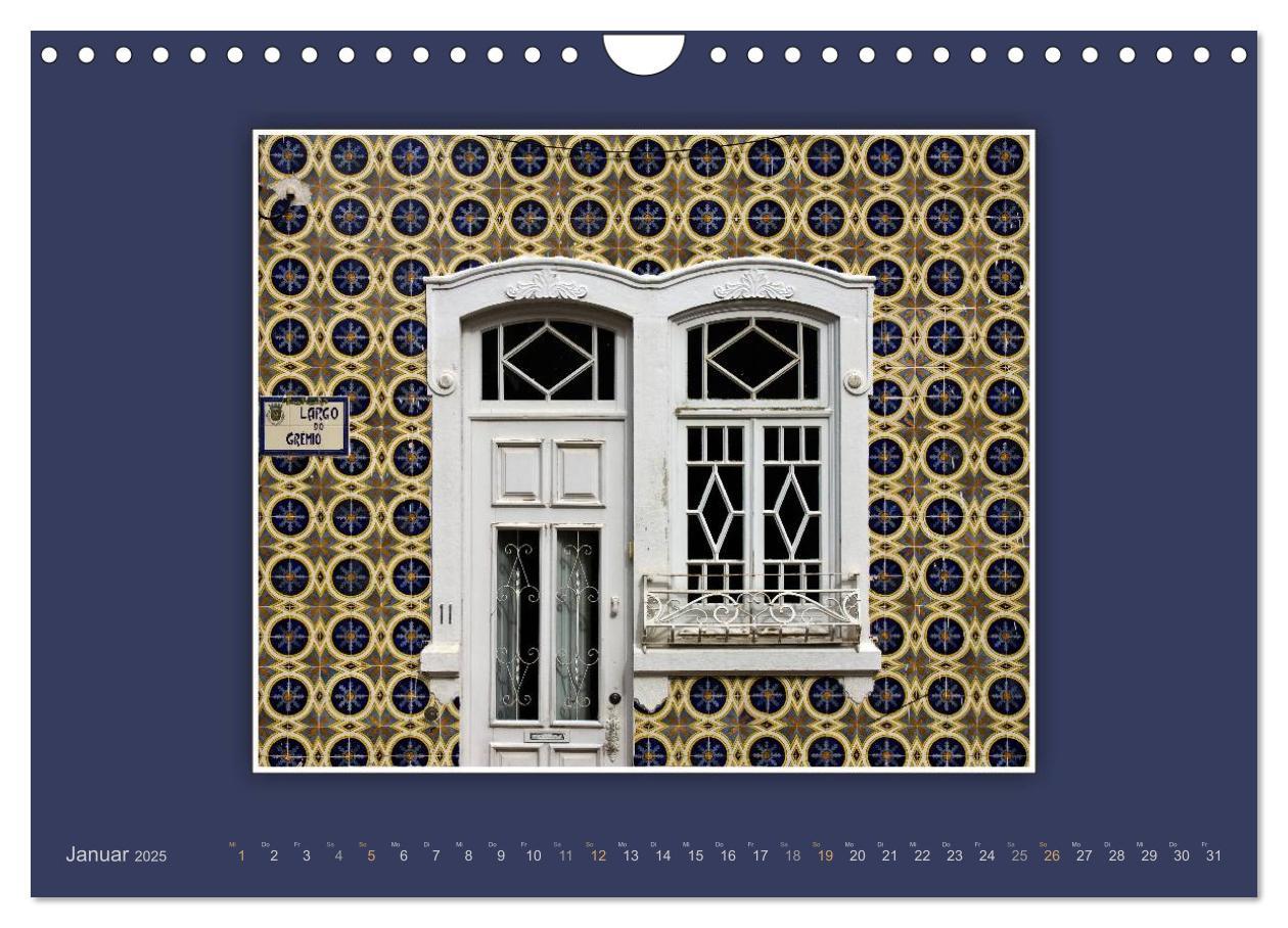 Bild: 9783435763467 | Azulejo-Fassaden in Portugal (Wandkalender 2025 DIN A4 quer),...