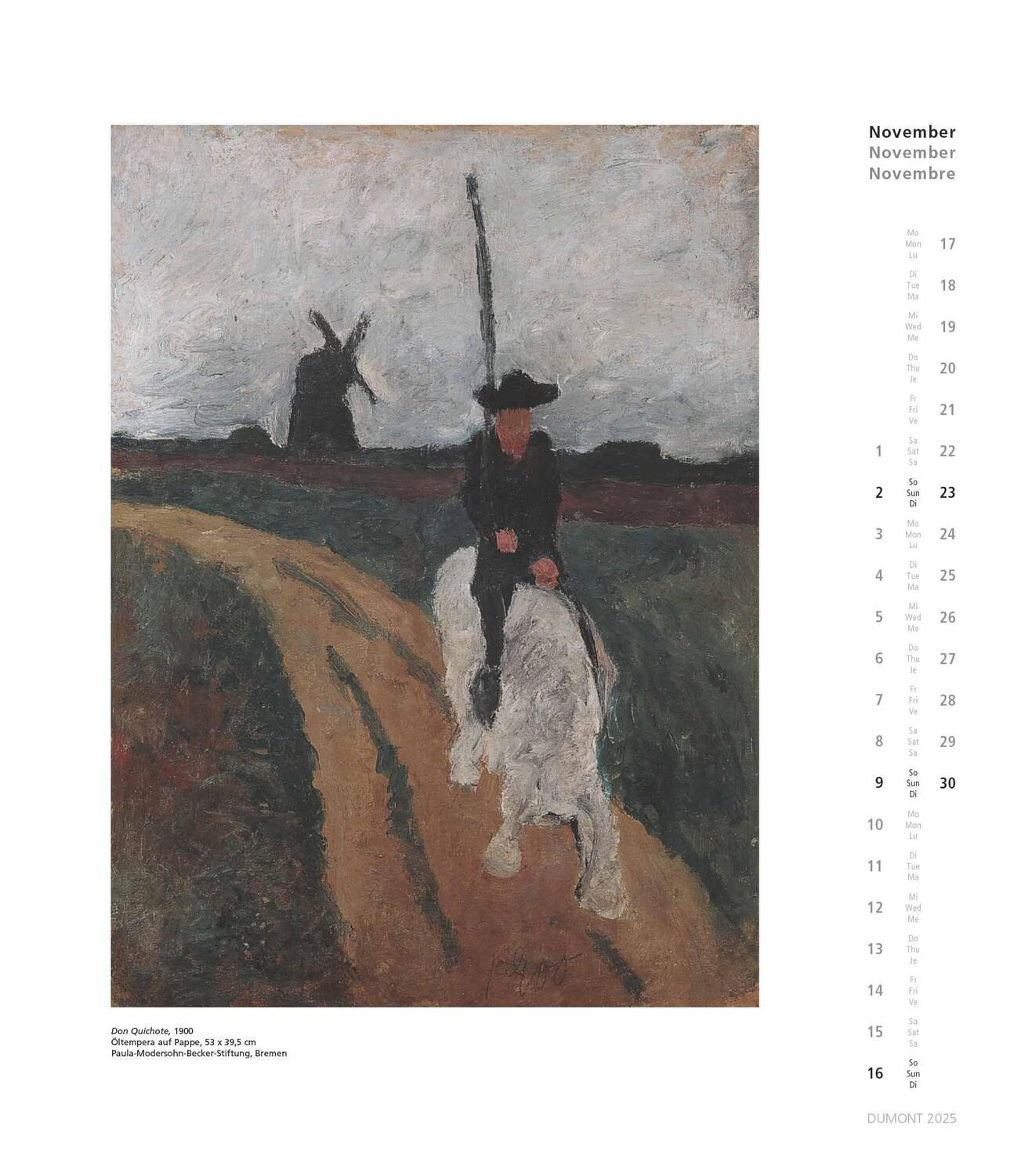 Bild: 4250809653990 | Paula Modersohn-Becker 2025 - Kunstkalender - Wandkalender im...