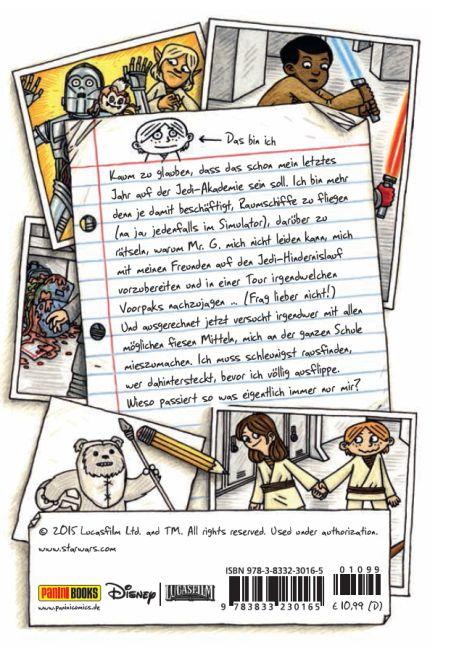 Rückseite: 9783833230165 | Star Wars Jedi Akademie 03 - Die fiese Bedrohung | Jeffrey Brown