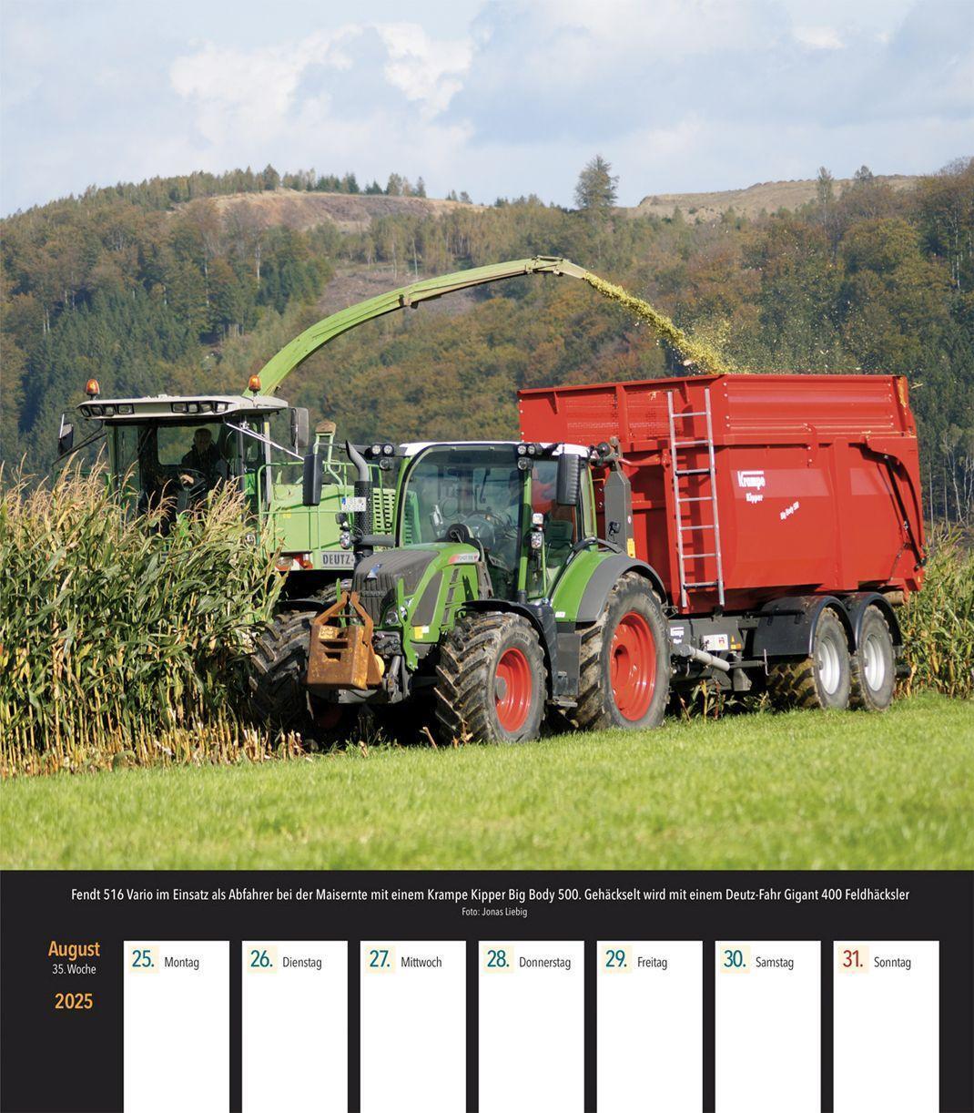 Bild: 9783751611183 | Fendt Traktoren 2025 | Wochenkalender mit 53 Abbildungen | Kalender