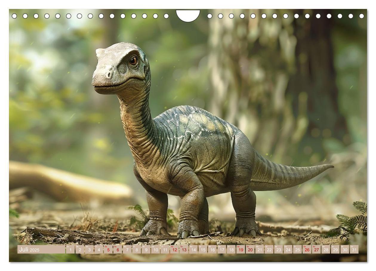 Bild: 9783383797330 | Dino-Babys (Wandkalender 2025 DIN A4 quer), CALVENDO Monatskalender