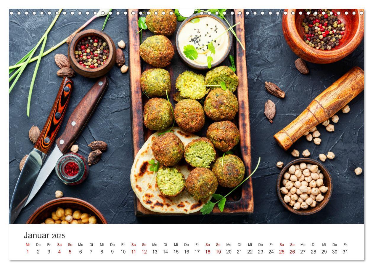 Bild: 9783383930843 | Veganer Essen - Pflanzenbasierte Köstlichkeiten (Wandkalender 2025...