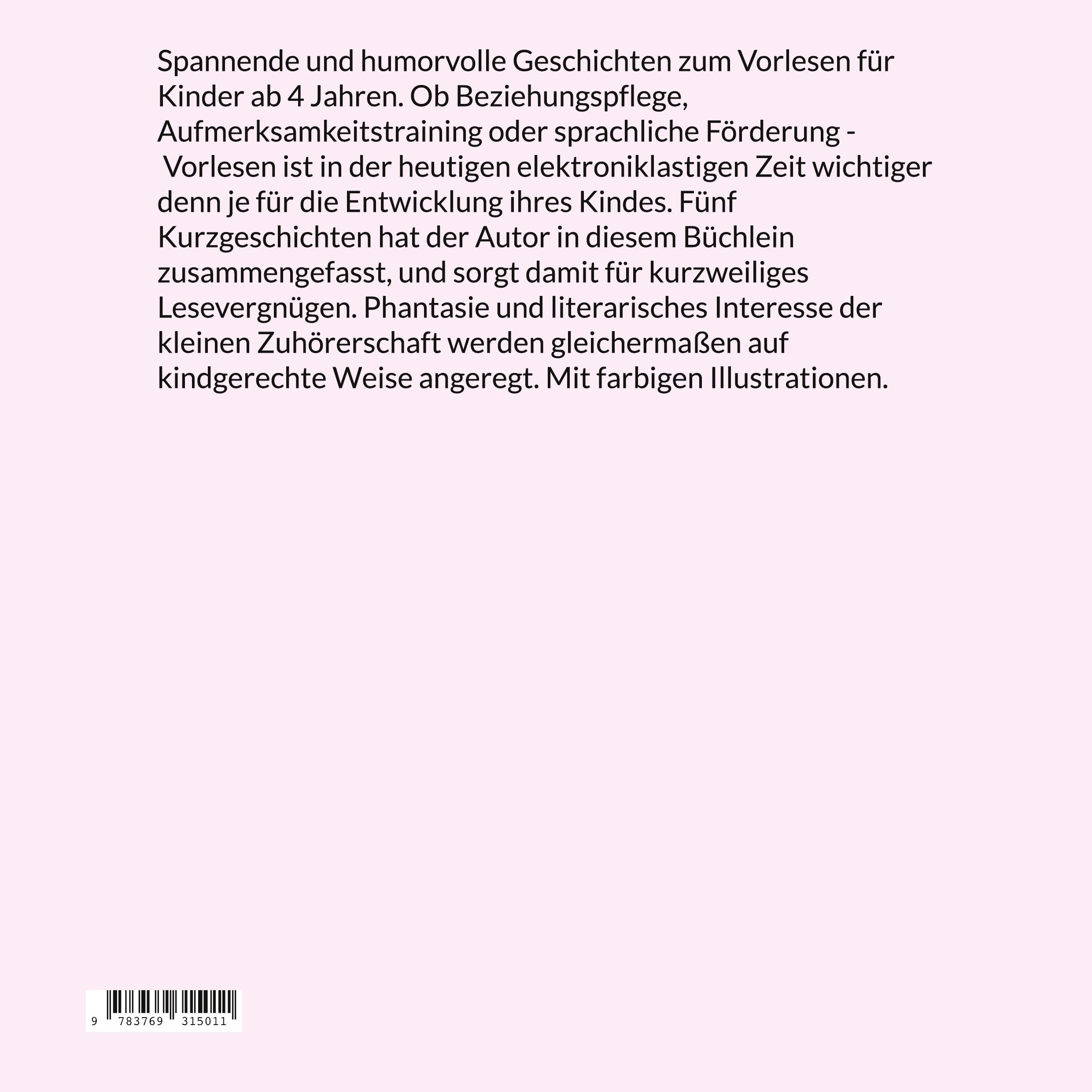 Rückseite: 9783769315011 | Der Waffelbäcker | ...und weitere Geschichten zum Vorlesen | Joki