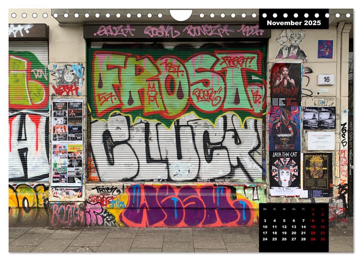 Bild: 9783435104093 | LOVE HAMBURG - GRAFFITI LOVERS (Wandkalender 2025 DIN A4 quer),...