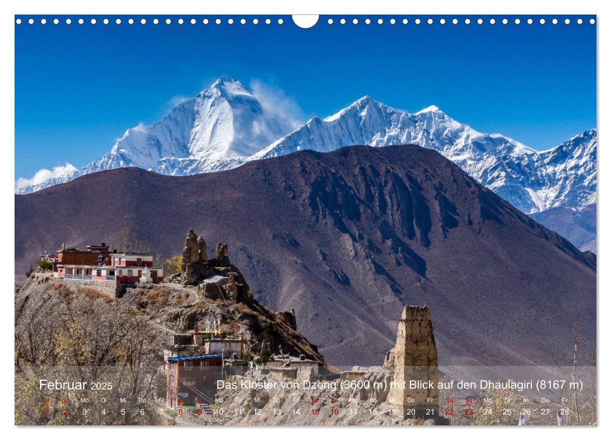 Bild: 9783435149346 | NEPAL - rund um die Annapurna (Wandkalender 2025 DIN A3 quer),...