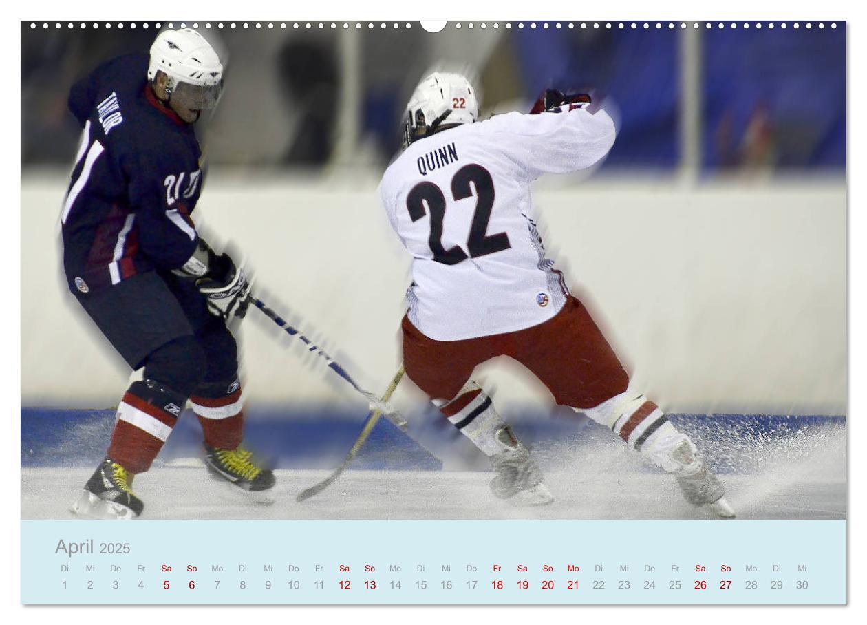 Bild: 9783435329977 | Eishockey! Schneller, härter, das Powergame! (Wandkalender 2025 DIN...