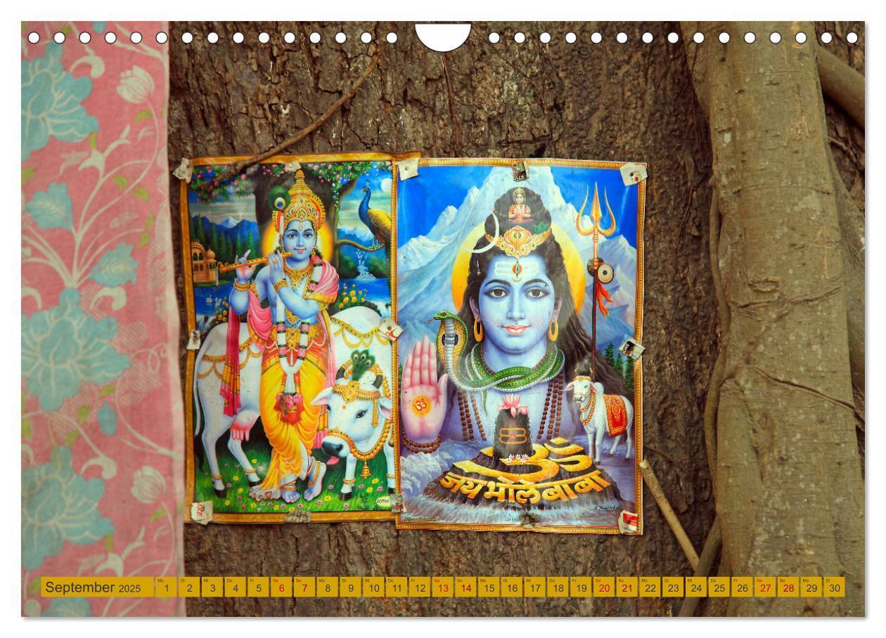 Bild: 9783457167694 | Indien - Hinduismus (Wandkalender 2025 DIN A4 quer), CALVENDO...