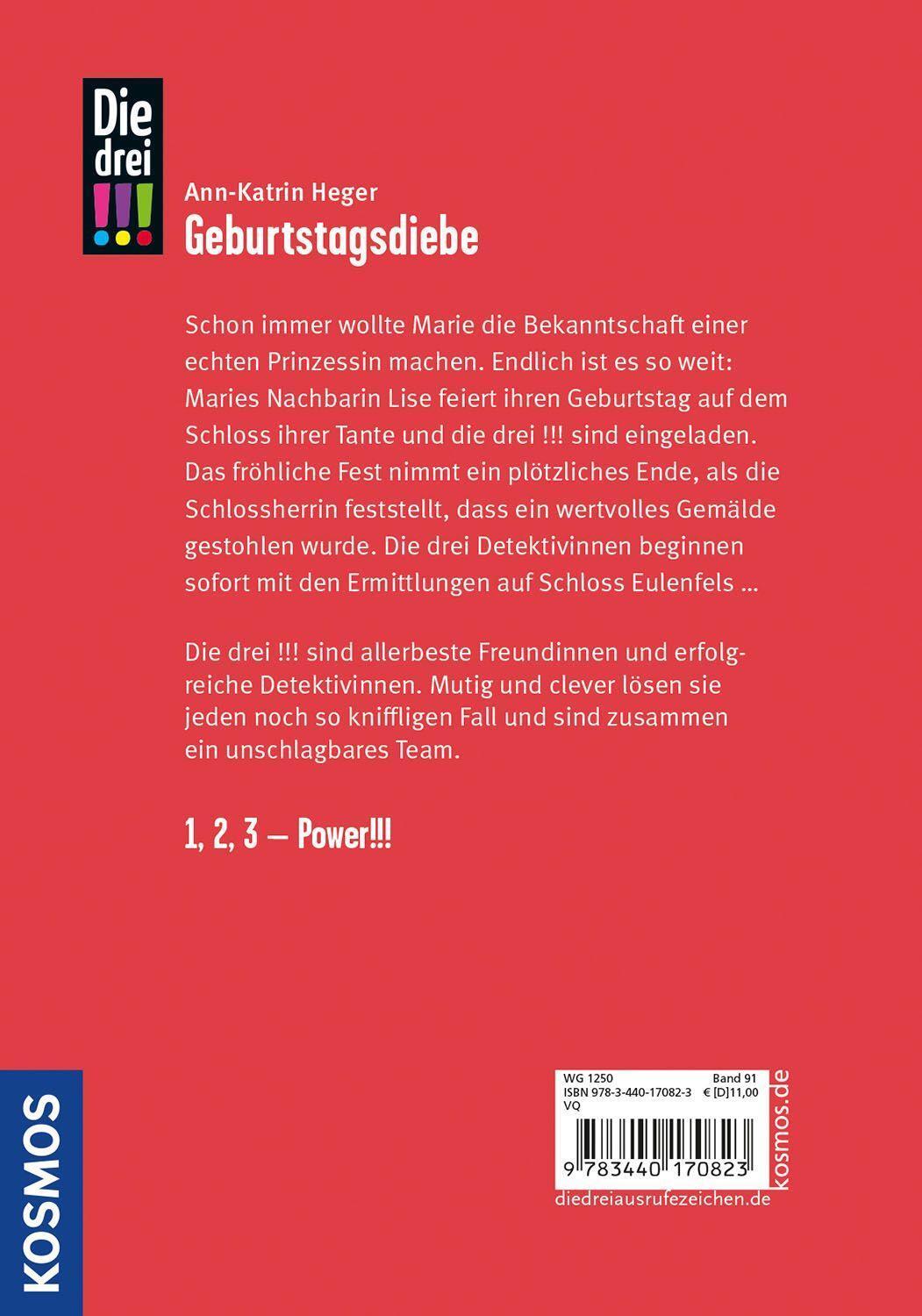 Bild: 9783440170823 | Die drei !!!, 91, Geburtstagsdiebe | Ann-Katrin Heger | Buch | Deutsch