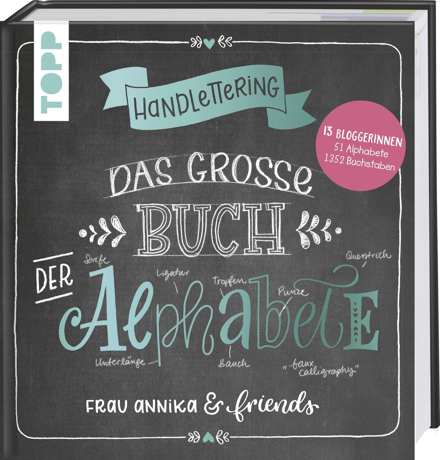 Cover: 9783772483332 | Handlettering. Das große Buch der Alphabete | Frau Annika | Buch