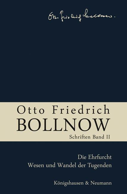 Cover: 9783826039317 | Otto Friedrich Bollnow: Schriften | Otto Fr. Bollnow | Taschenbuch