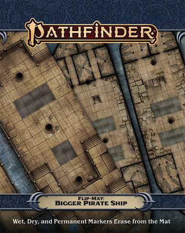 Cover: 9781640782808 | Pathfinder Flip-Mat: Bigger Pirate Ship | Jason Engle (u. a.) | 2020