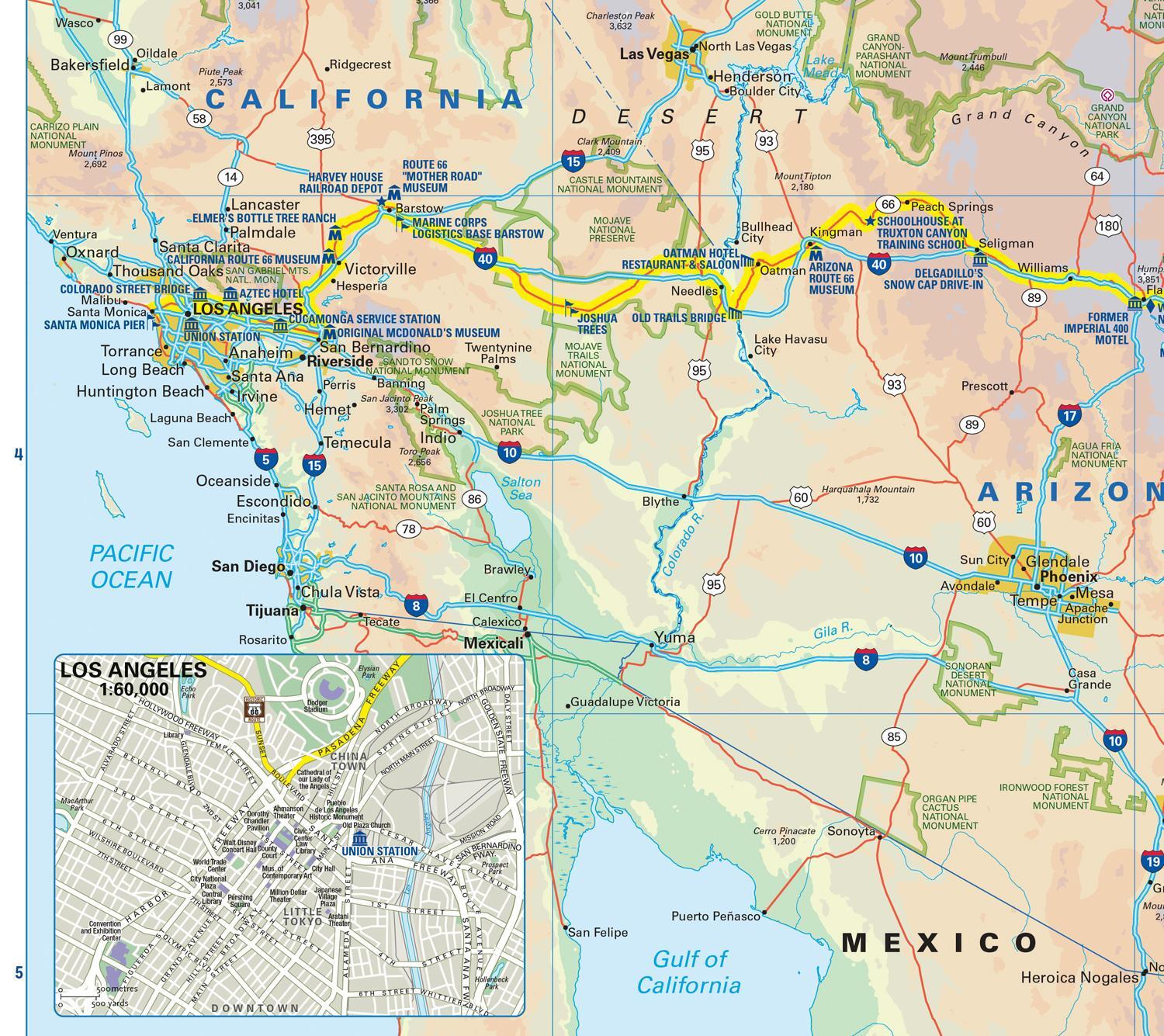 Bild: 9780008609177 | Collins Route 66 Touring Map | Plan Your Adventure Across America