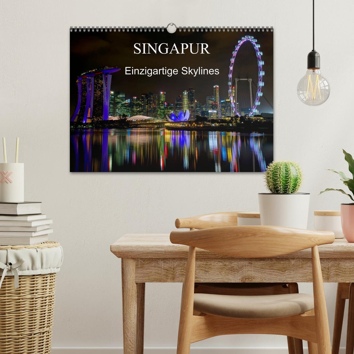 Bild: 9783435522170 | Singapur - Einzigartige Skylines (Wandkalender 2025 DIN A3 quer),...