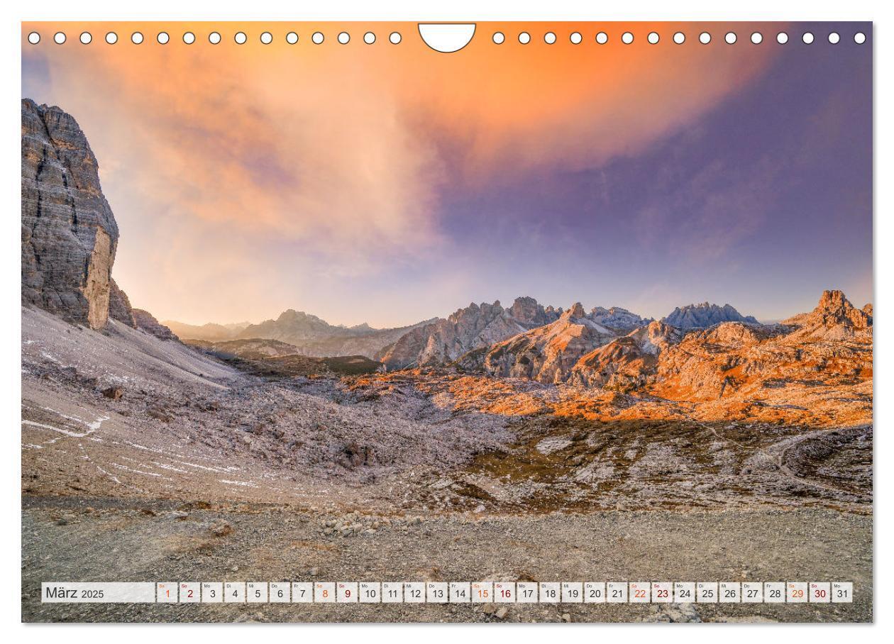 Bild: 9783383998072 | Bergwanderung Dolomiten rund um die Drei Zinnen (Wandkalender 2025...