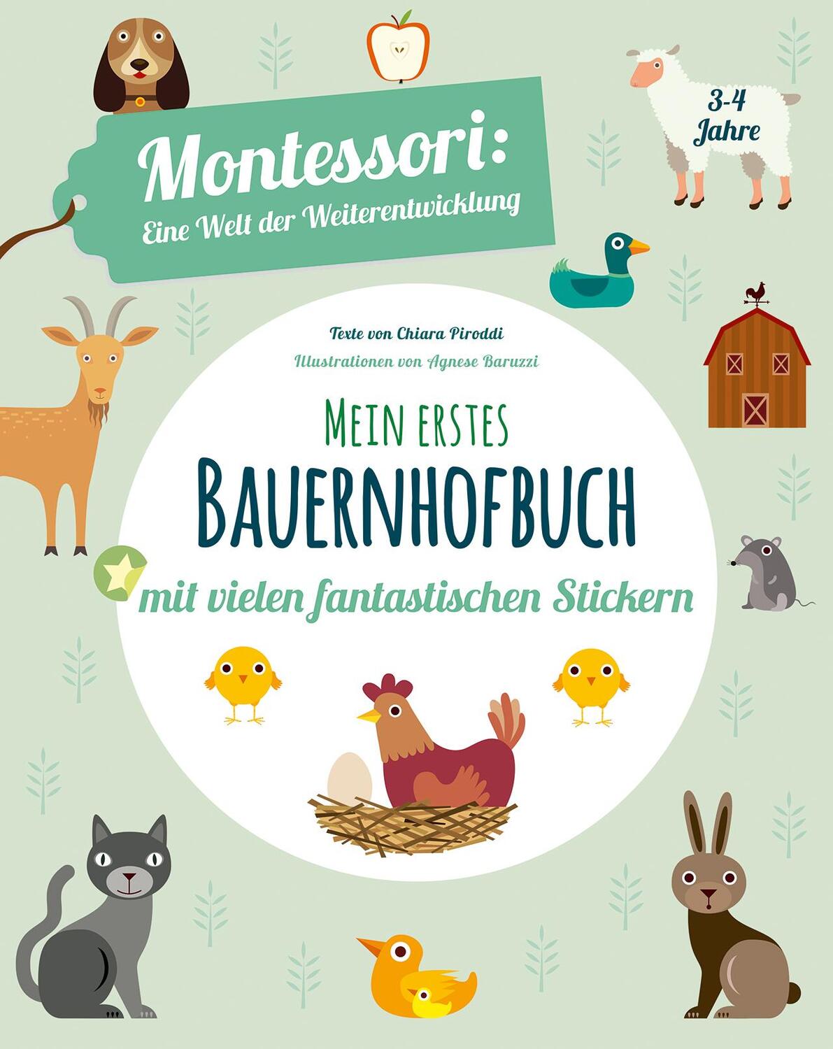 Cover: 9788863123845 | Mein erstes Bauernhofbuch. Mit vielen fantastischen Stickern | Piroddi