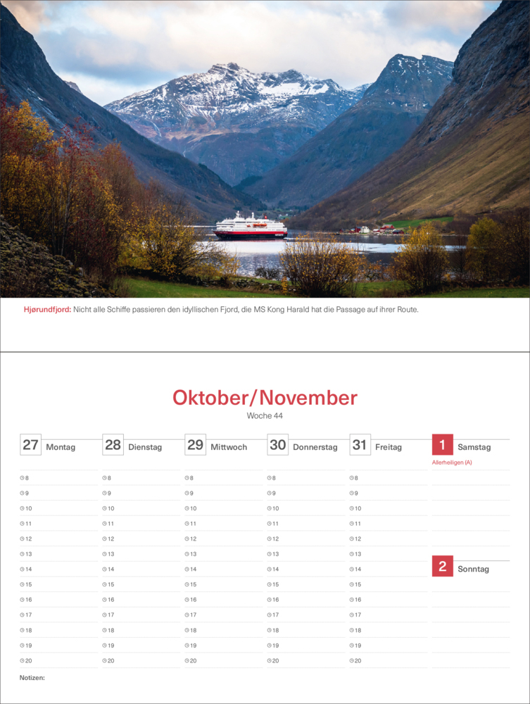 Bild: 9783965913769 | Hurtigruten - KUNTH Tischkalender 2025 | Kalender | 54 S. | Deutsch