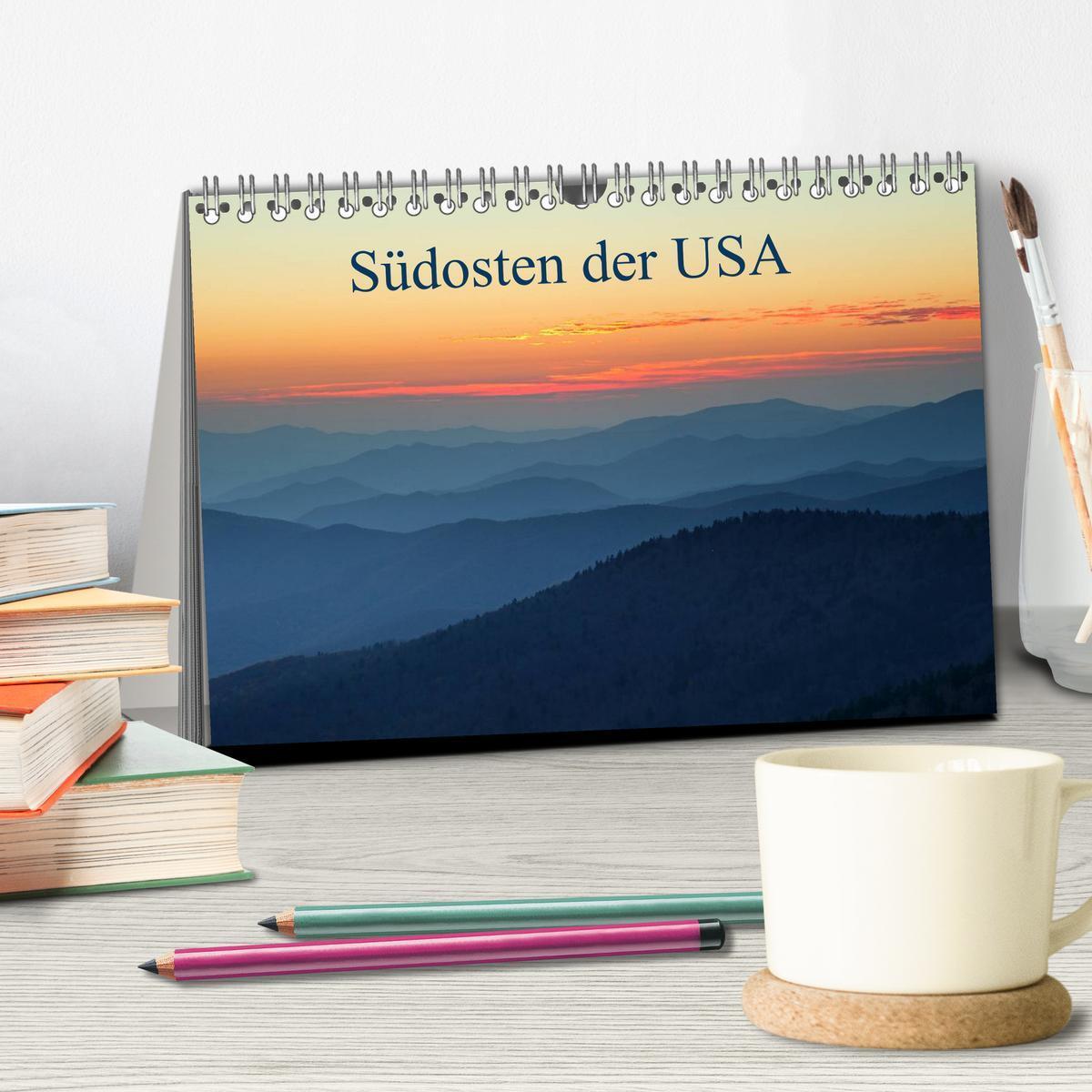 Bild: 9783435812011 | Südosten der USA (Tischkalender 2025 DIN A5 quer), CALVENDO...