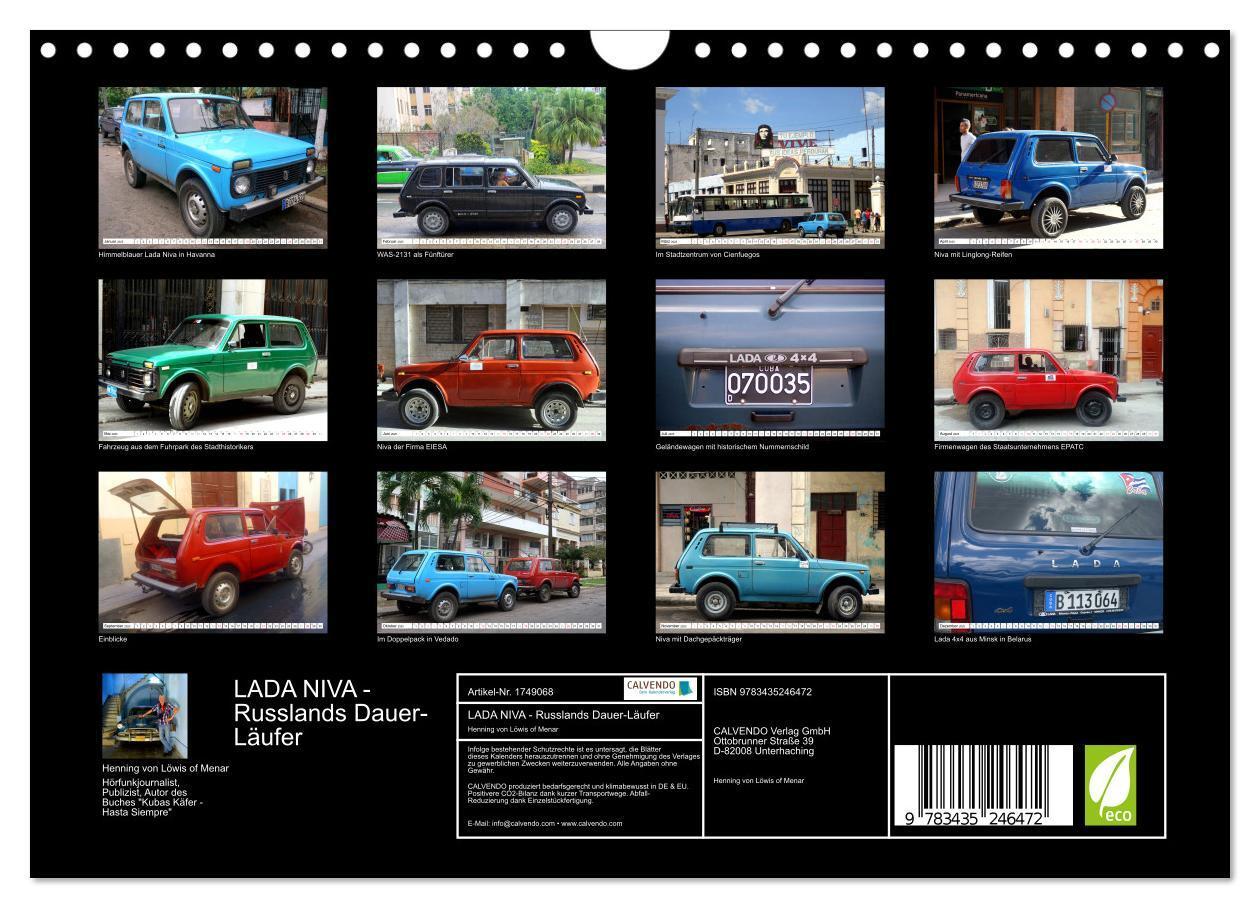 Bild: 9783435246472 | LADA NIVA - Russlands Dauer-Läufer (Wandkalender 2025 DIN A4 quer),...