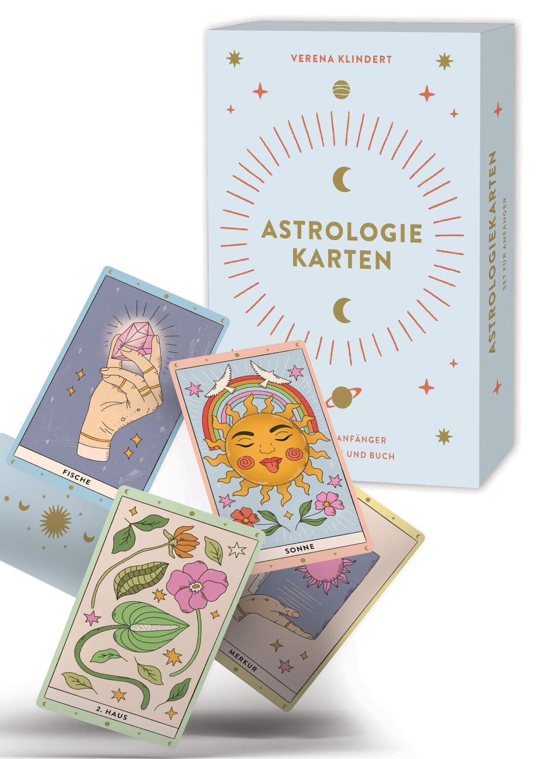 Cover: 4250940200190 | Astrologiekarten | Verena Klindert | Box | 176 S. | Deutsch | 2024