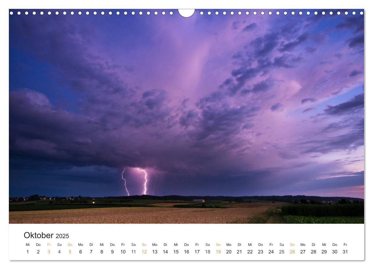 Bild: 9783435774999 | Faszination Gewitter (Wandkalender 2025 DIN A3 quer), CALVENDO...