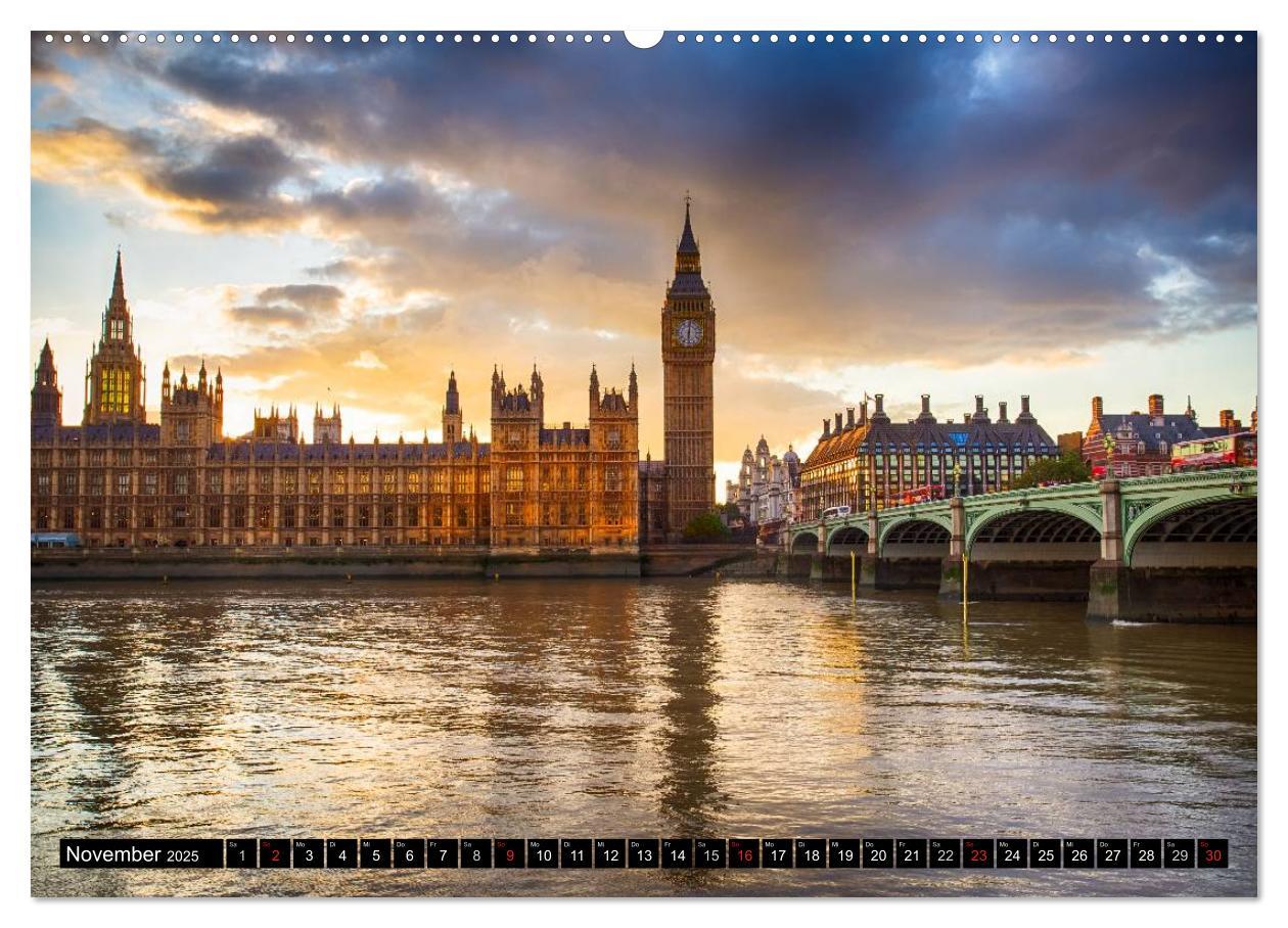 Bild: 9783435653980 | Wundervolles London (Wandkalender 2025 DIN A2 quer), CALVENDO...