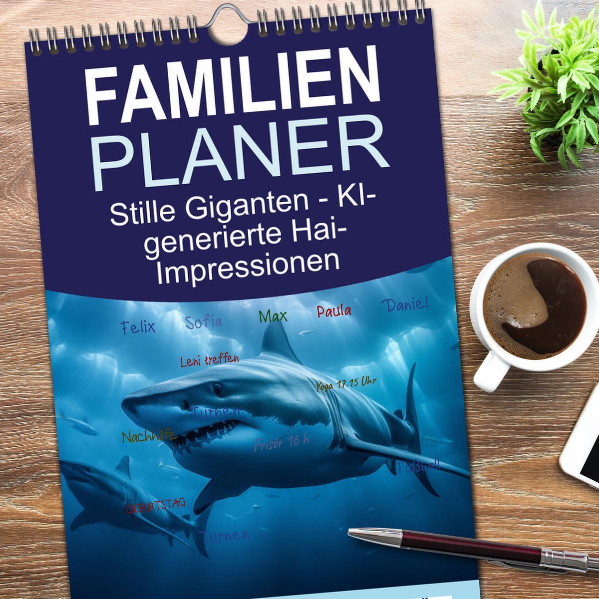 Bild: 9783457188750 | Familienplaner 2025 - Stille Giganten - KI-generierte...