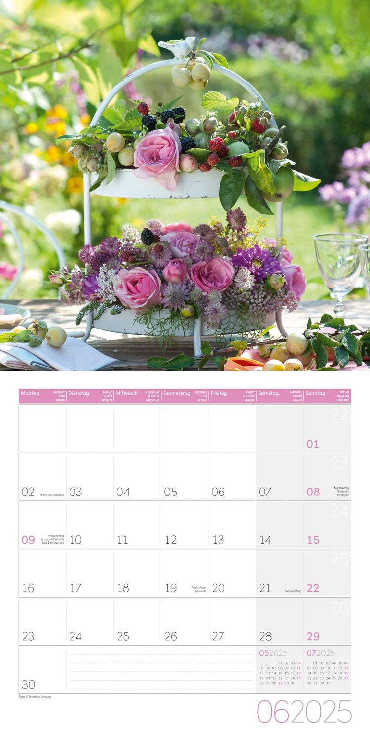 Bild: 9783838445007 | Blumenzauber Kalender 2025 - 30x30 | Ackermann Kunstverlag | Kalender