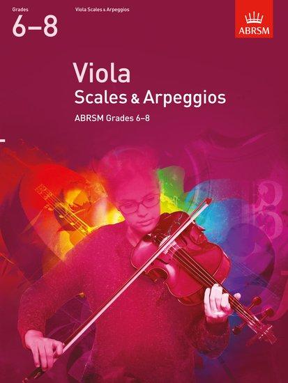 Cover: 9781848493575 | Viola Scales &amp; Arpeggios, ABRSM Grades 6-8 | from 2012 | ABRSM | Buch