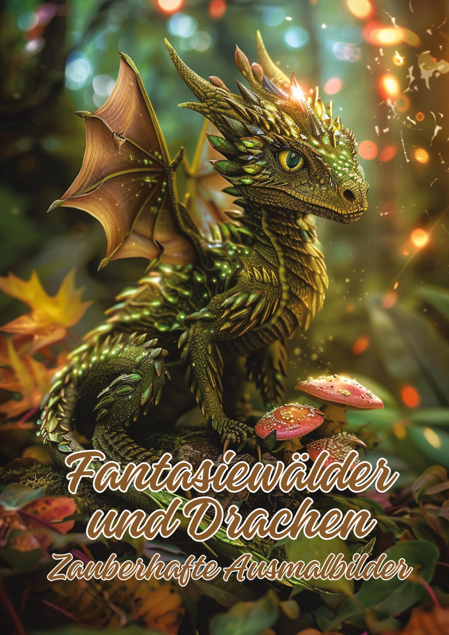 Cover: 9783384260512 | Fantasiewälder und Drachen | Zauberhafte Ausmalbilder | Ela Artjoy