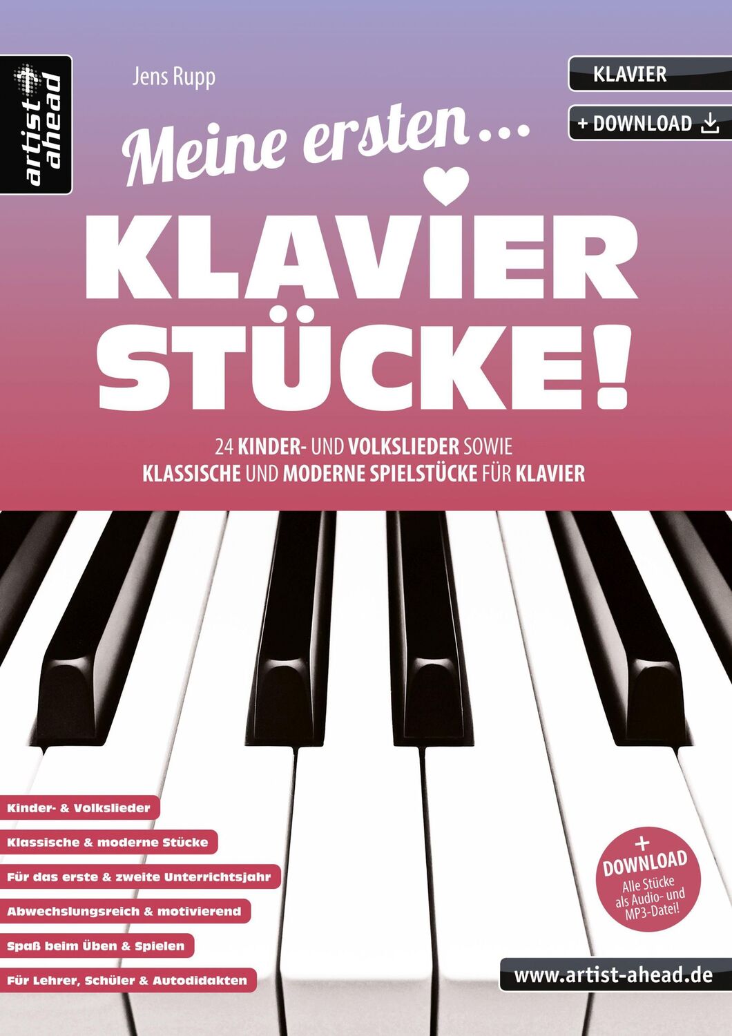 Cover: 9783866421158 | Meine ersten Klavierstücke! | Jens Rupp | Broschüre | 32 S. | Deutsch