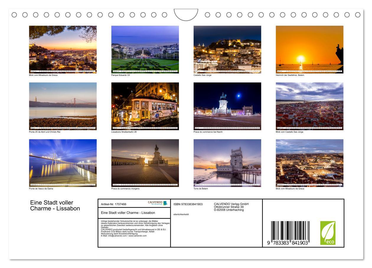 Bild: 9783383841903 | Eine Stadt voller Charme - Lissabon (Wandkalender 2025 DIN A4...