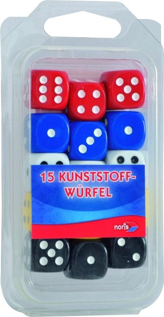 Cover: 4000826043669 | 15 Kunststoff-Augenwürfel bunt | Spiel | 606154366 | Deutsch | 2011