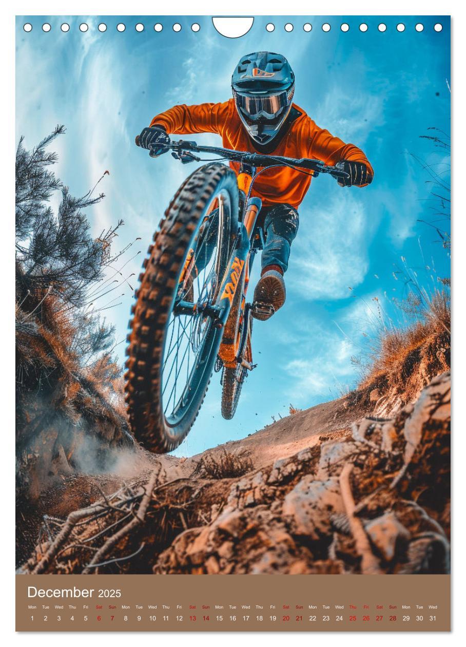 Bild: 9781325978564 | Downhill Adrenaline (Wall Calendar 2025 DIN A4 portrait), CALVENDO...