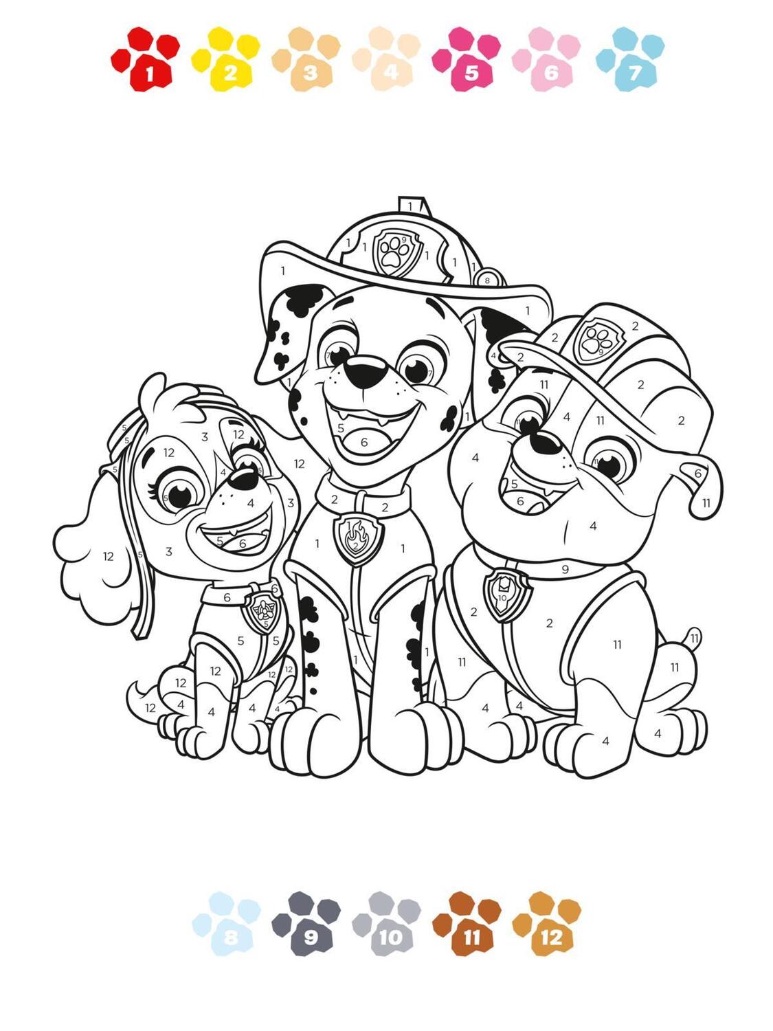 Bild: 9783845121604 | PAW Patrol Kindergartenheft: Malen nach Zahlen | Taschenbuch | 48 S.