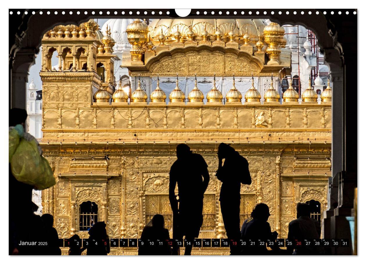 Bild: 9783435303595 | Amritsar - Der goldene Tempel (Wandkalender 2025 DIN A3 quer),...