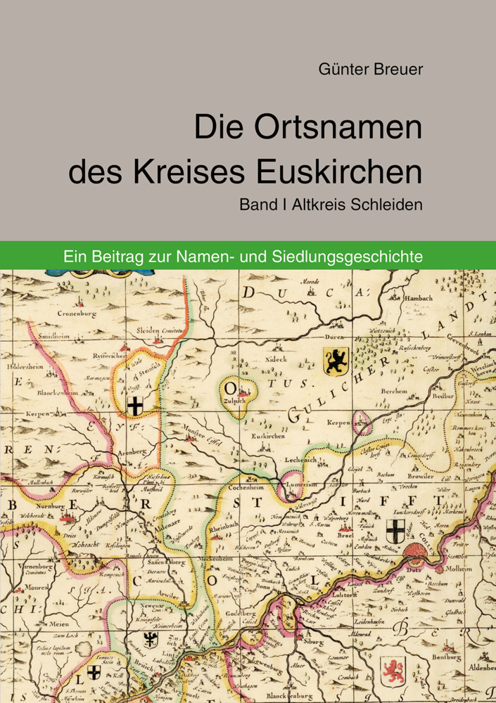 Cover: 9783844087956 | Die Ortsnamen des Kreises Euskirchen | Günter Breuer | Buch | 440 S.